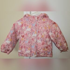 Toddler girls print 3 in 1 jacket- Size 3T